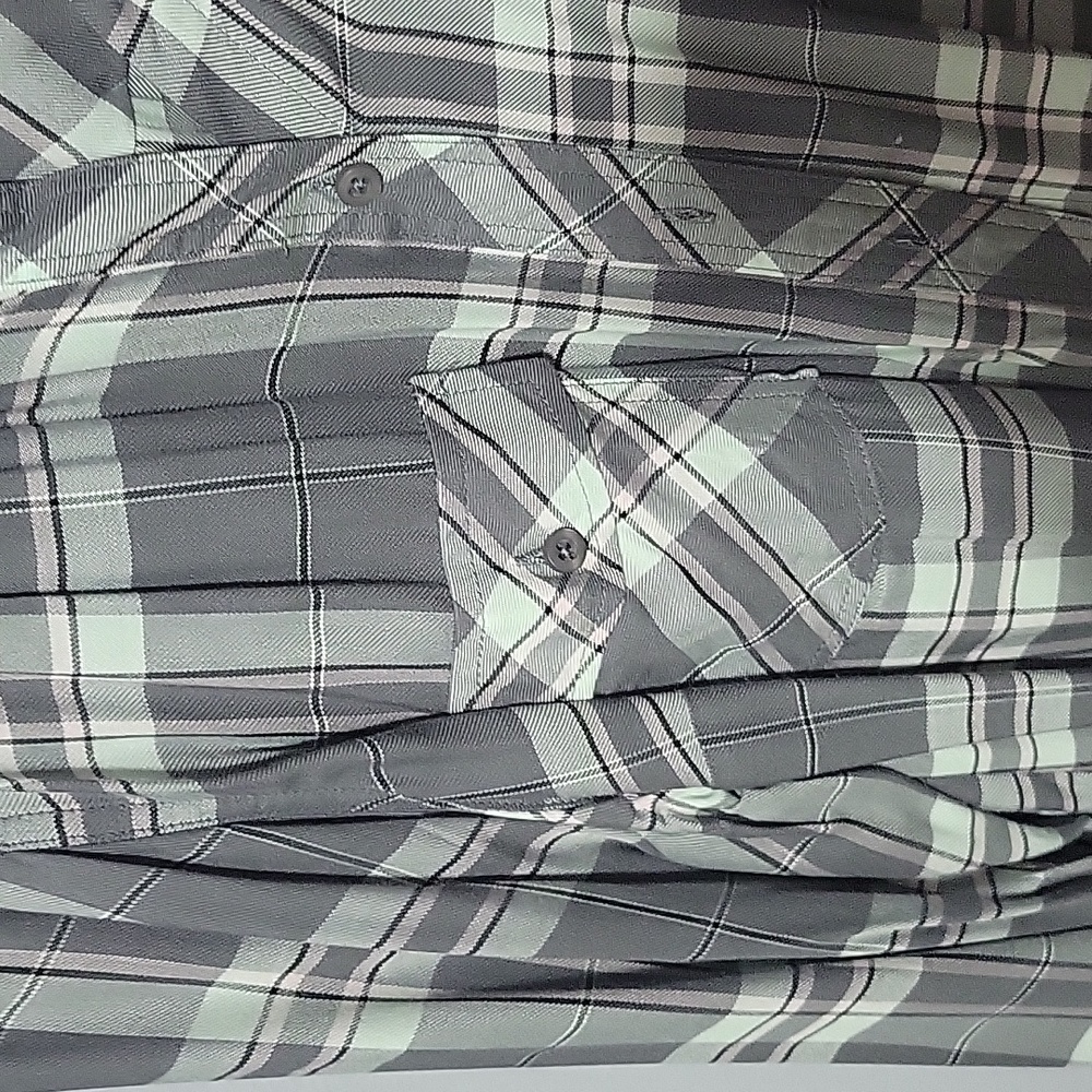 Plaid button up - Picture 3 of 6